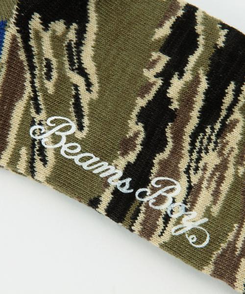 BEAMS BOY（ビームスボーイ）の「BEAMS BOY / カモ クルー（ソックス/靴下・レディース・イエロー/ブルー・ONE SIZE）」の18枚目の写真