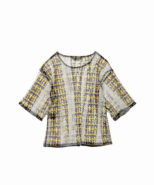 NAKAGAMI(ナカガミ)の「NAKAGAMI(ナカガミ) CHECK P/O/チェックプルオーバー/N0122S0026(Tシャツ/カットソー・レディース・イエロー・FREE)」の11枚目の写真