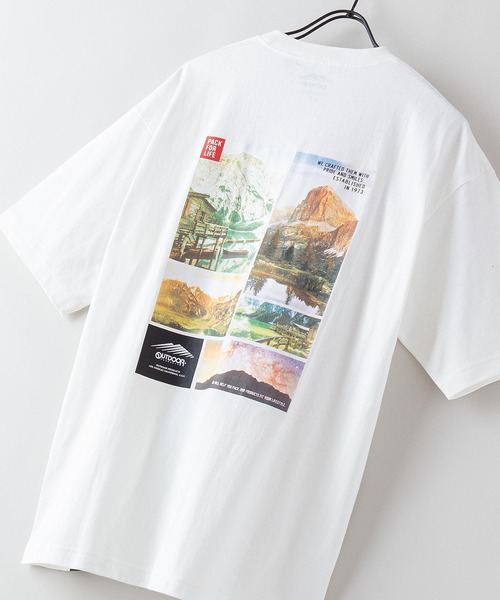 OUTDOOR PRODUCTS(アウトドアプロダクツ)の「【OUTDOOR PRODUCTS/アウトドアプロダクツ】 USAコットングラフィック バックプリント ビッグシルエット Tシャツ(Tシャツ/カットソー・メンズ・ブラック系その他/その他2/ホワイト系その他/その他1/ネイビー/ベージュ系その他/オリーブ/ベージュ/ブラック/アイボリー/その他3/ホワイト・X-LARGE/MEDIUM/LARGE)」の11枚目の写真