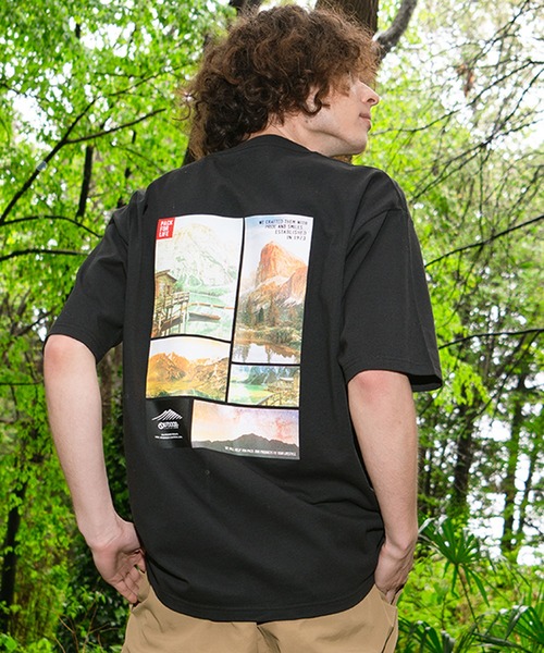 OUTDOOR PRODUCTS(アウトドアプロダクツ)の「【OUTDOOR PRODUCTS/アウトドアプロダクツ】 USAコットングラフィック バックプリント ビッグシルエット Tシャツ(Tシャツ/カットソー・メンズ・ブラック系その他/その他2/ホワイト系その他/その他1/ネイビー/ベージュ系その他/オリーブ/ベージュ/ブラック/アイボリー/その他3/ホワイト・X-LARGE/MEDIUM/LARGE)」の4枚目の写真