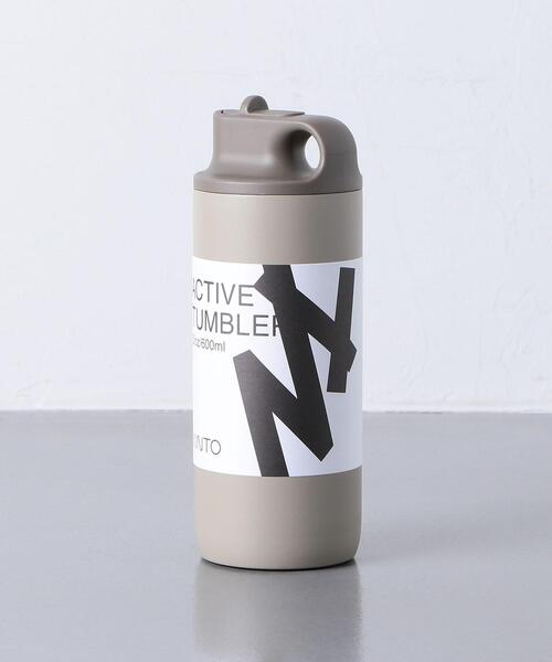 UNITED ARROWS(ユナイテッドアローズ)の「<KINTO(キントー)> ACTIVE TUMBLER 600ml /タンブラー(水筒・レディース・ベージュ/ブラック・FREE)」の3枚目の写真