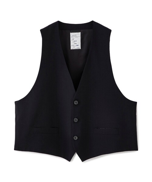 SHAREEF（シャリーフ）の「STUDIOUS別注 GILLET（ベスト・メンズ・ブラック/ブルー/グリーン・1/2）」の2枚目の写真