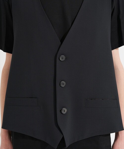 SHAREEF（シャリーフ）の「STUDIOUS別注 GILLET（ベスト・メンズ・ブラック/ブルー/グリーン・1/2）」の5枚目の写真