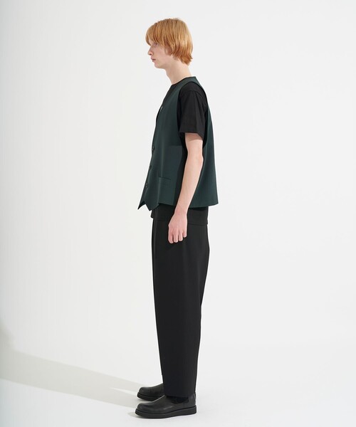 SHAREEF（シャリーフ）の「STUDIOUS別注 GILLET（ベスト・メンズ・ブラック/ブルー/グリーン・1/2）」の10枚目の写真