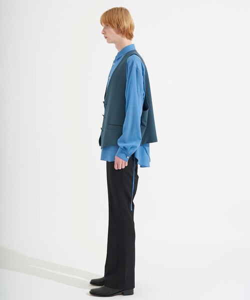 SHAREEF（シャリーフ）の「STUDIOUS別注 GILLET（ベスト・メンズ・ブラック/ブルー/グリーン・1/2）」の20枚目の写真