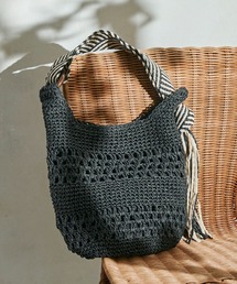 Chez toi | メッシュテープハンドルショルダーバッグ(かごバッグ)