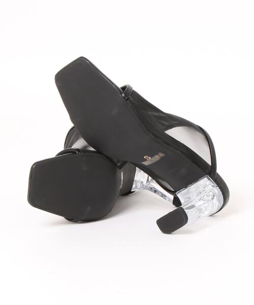 SAMANTHAVEGA（サマンサベガ）の「シースルークリアヒールサンダル(S)（その他・レディース・ブラック・S）」の2枚目の写真