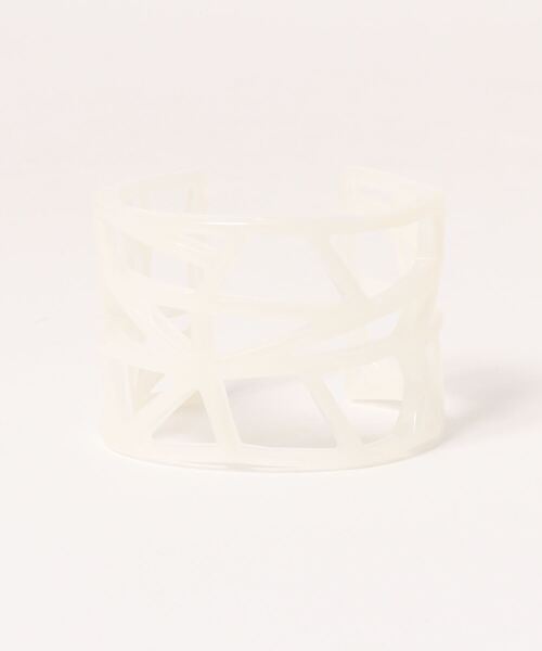 tone（トーン）の「【KuKuLu TOKYO】checkered pattern bangle（バングル/リストバンド・レディース・ホワイト/パープル/ピンク/オレンジ/ブルー/グリーン・FREE）」の2枚目の写真