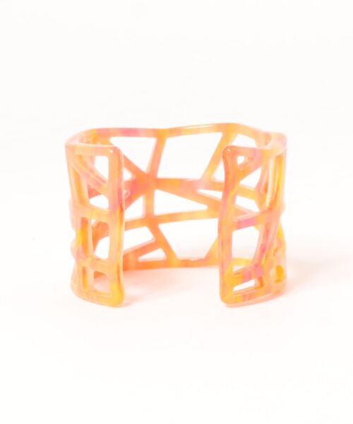 tone（トーン）の「【KuKuLu TOKYO】checkered pattern bangle（バングル/リストバンド・レディース・ホワイト/パープル/ピンク/オレンジ/ブルー/グリーン・FREE）」の7枚目の写真
