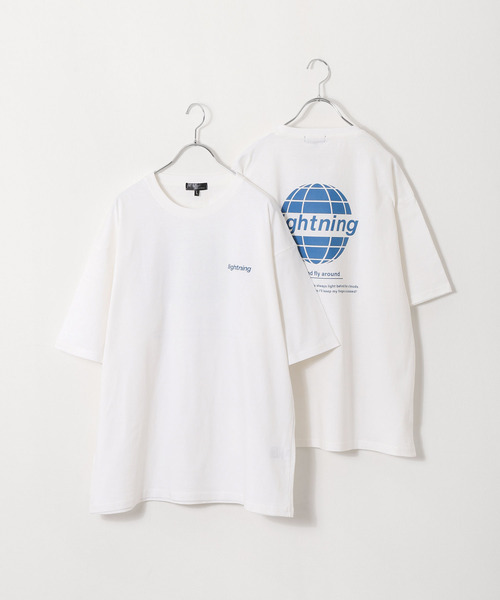 ZIP FIVE（ジップファイブ）の「【ZIP FIVE】ストリートロゴ バリエーション半袖Tシャツ【ユニセックス】（Tシャツ/カットソー・レディース・ホワイト/ブラック/ネイビー/イエロー/ブルー/グリーン/オートミール/ホワイト系/ホワイト系1/ホワイト系2/ブラック系/アイボリー系/ネイビー系/グリーン系/ブルー系/イエロー系/ブラック系1/アイボリー系1/ネイビー系1/グリーン系1/ブルー系1/イエロー系1/ブラック系2/アイボリー系2/ネイビー系2/グリーン系2/ブルー系2/イエロー系2・MEDIUM/LARGE/X-LARGE）」の3枚目の写真