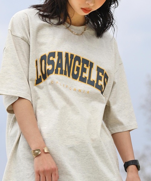 ZIP FIVE（ジップファイブ）の「【ZIP FIVE】ストリートロゴ バリエーション半袖Tシャツ【ユニセックス】（Tシャツ/カットソー・レディース・ホワイト/ブラック/ネイビー/イエロー/ブルー/グリーン/オートミール/ホワイト系/ホワイト系1/ホワイト系2/ブラック系/アイボリー系/ネイビー系/グリーン系/ブルー系/イエロー系/ブラック系1/アイボリー系1/ネイビー系1/グリーン系1/ブルー系1/イエロー系1/ブラック系2/アイボリー系2/ネイビー系2/グリーン系2/ブルー系2/イエロー系2・MEDIUM/LARGE/X-LARGE）」の11枚目の写真