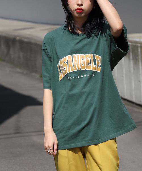 ZIP FIVE（ジップファイブ）の「【ZIP FIVE】ストリートロゴ バリエーション半袖Tシャツ【ユニセックス】（Tシャツ/カットソー・レディース・ホワイト/ブラック/ネイビー/イエロー/ブルー/グリーン/オートミール/ホワイト系/ホワイト系1/ホワイト系2/ブラック系/アイボリー系/ネイビー系/グリーン系/ブルー系/イエロー系/ブラック系1/アイボリー系1/ネイビー系1/グリーン系1/ブルー系1/イエロー系1/ブラック系2/アイボリー系2/ネイビー系2/グリーン系2/ブルー系2/イエロー系2・MEDIUM/LARGE/X-LARGE）」の15枚目の写真