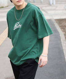 ZIP FIVE | ストリートロゴ バリエーション半袖Tシャツ アーチ カレッジ バッグプリント【ユニセックス】(Tシャツ/カットソー)