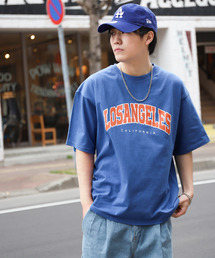 ZIP FIVE | ストリートロゴ バリエーション半袖Tシャツ　アーチ　カレッジ　バッグプリント【ユニセックス】(Tシャツ/カットソー)