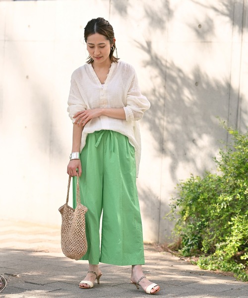 極美品 FRAMEWORK リネン ブラウス プルオーバー 23SS Theory luxe - Theory luxeセオリーリュクス 2023SS Crisp Linen