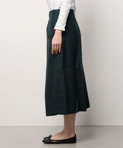 SAYAKADAVIS（サヤカディヴィス）の「SAYAKA DAVIS Tucked Skirt JSK22-WSS（スカート・レディース・ダークオリーブ・2/0）」の2枚目の写真