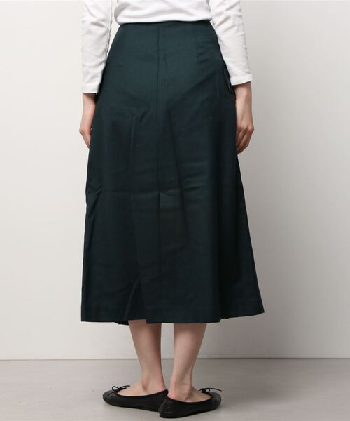 SAYAKADAVIS（サヤカディヴィス）の「SAYAKA DAVIS Tucked Skirt JSK22-WSS（スカート・レディース・ダークオリーブ・2/0）」の3枚目の写真