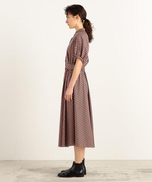 BALLSEY（ボールジィ）の「ジオメトリックプリント バンドカラー