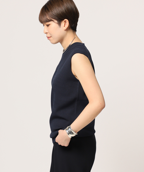 AP STUDIO(エーピーストゥディオ)の「プレーンニットノースリーブ(ニット/セーター・レディース・ホワイト/グリーン/ネイビー・FREE)」の16枚目の写真