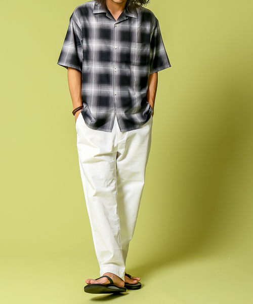 B.C STOCK(ベーセーストック)の「OMBRE CHECK SHIRTS(シャツ/ブラウス・メンズ・ブラック/グリーン・MEDIUM/LARGE)」の21枚目の写真