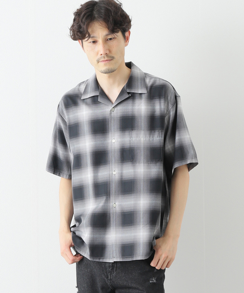 B.C STOCK(ベーセーストック)の「OMBRE CHECK SHIRTS(シャツ/ブラウス・メンズ・ブラック/グリーン・MEDIUM/LARGE)」の19枚目の写真