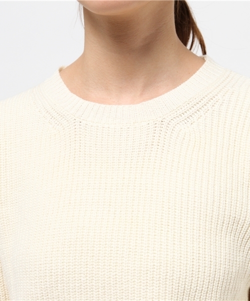 OUTLET（アウトレット）の「【WHO'S WHO gallery】レイヤードチュニック（チュニック・レディース・ネイビー/オフホワイト・FREE）」の6枚目の写真