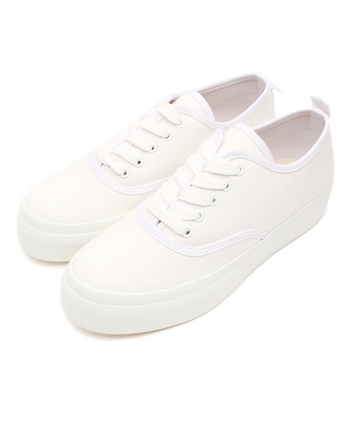 CIAOPANIC（チャオパニック）の「【Ciaopanic】厚底スニーカー（スニーカー・レディース・ネイビー/ホワイト/グレー・37/36/38）」の2枚目の写真