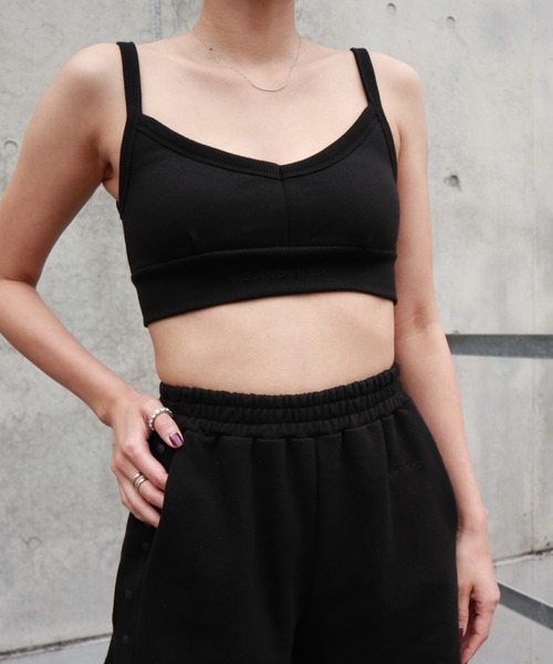 FIG&VIPER(フィグアンドバイパー)の「裏毛Vネックブラタンク(タンクトップ・レディース・ブラック/グレー/パープル・FREE)」の11枚目の写真