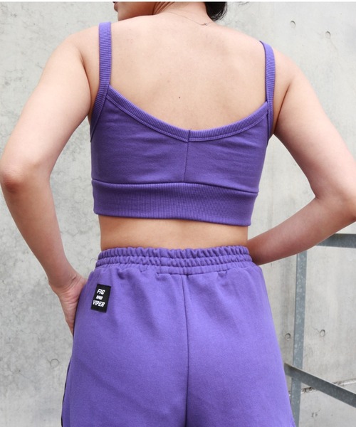 FIG&VIPER(フィグアンドバイパー)の「裏毛Vネックブラタンク(タンクトップ・レディース・ブラック/グレー/パープル・FREE)」の19枚目の写真