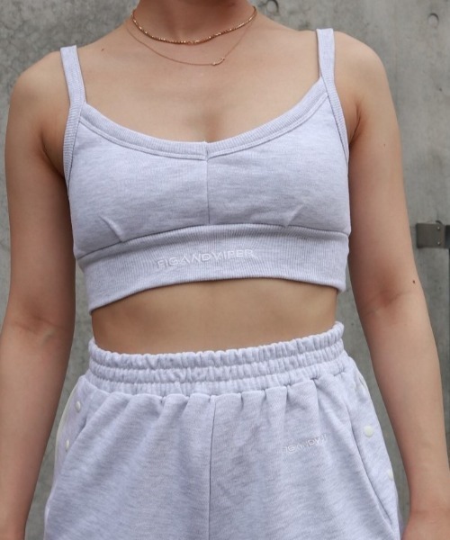 FIG&VIPER(フィグアンドバイパー)の「裏毛Vネックブラタンク(タンクトップ・レディース・ブラック/グレー/パープル・FREE)」の21枚目の写真