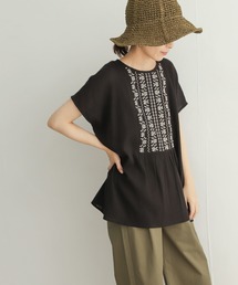 URBAN RESEARCH DOORS | クロスステッチ刺繍フレンチブラウス(シャツ/ブラウス)