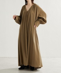 COLLAGE GALLARDAGALANTE | 目を惹くシルエット/ピーチギャザーテントワンピース(ワンピース)