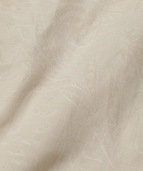 MEN'S BIGI（メンズビギ）の「ボタニカルジャガードカッタウェイスキッパーシャツ（シャツ/ブラウス・メンズ・ベージュ/ネイビー/ボルドー・01/02/03/04）」の12枚目の写真