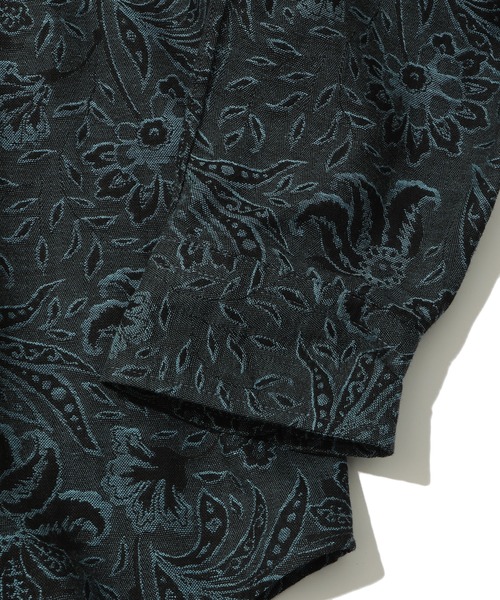 MEN'S BIGI（メンズビギ）の「ボタニカルジャガードカッタウェイスキッパーシャツ（シャツ/ブラウス・メンズ・ベージュ/ネイビー/ボルドー・01/02/03/04）」の20枚目の写真