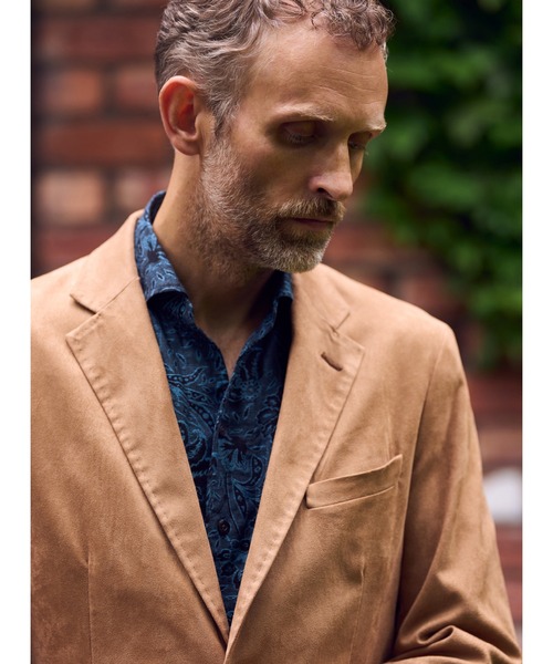 MEN'S BIGI（メンズビギ）の「ボタニカルジャガードカッタウェイスキッパーシャツ（シャツ/ブラウス・メンズ・ベージュ/ネイビー/ボルドー・01/02/03/04）」の21枚目の写真