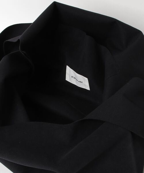 PORT BY ARK（ポートバイアーク）の「PORT BY ARK / ポートバイアーク：Shopping bag：PO09-B001-5[COR]（トートバッグ・メンズ・ブラック・FREE）」の4枚目の写真