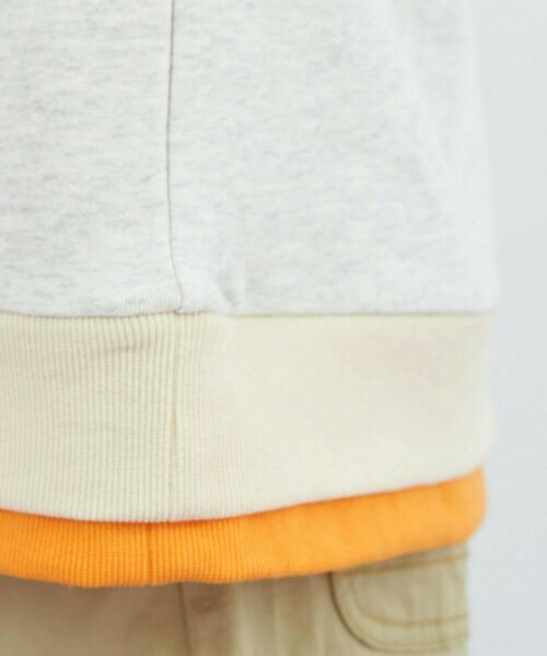 FRAPBOIS(フラボア)の「ショートスウェット(スウェット・レディース・グレー/オートミール・1/2)」の11枚目の写真