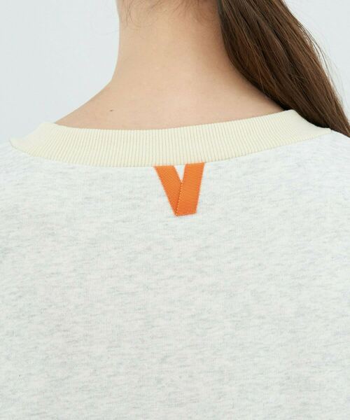 FRAPBOIS(フラボア)の「ショートスウェット(スウェット・レディース・グレー/オートミール・1/2)」の12枚目の写真