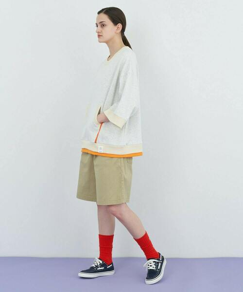 FRAPBOIS(フラボア)の「ショートスウェット(スウェット・レディース・グレー/オートミール・1/2)」の14枚目の写真