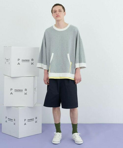 FRAPBOIS(フラボア)の「ショートスウェット(スウェット・レディース・グレー/オートミール・1/2)」の17枚目の写真