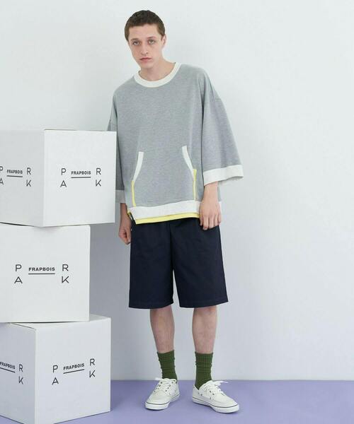 FRAPBOIS(フラボア)の「ショートスウェット(スウェット・レディース・グレー/オートミール・1/2)」の15枚目の写真