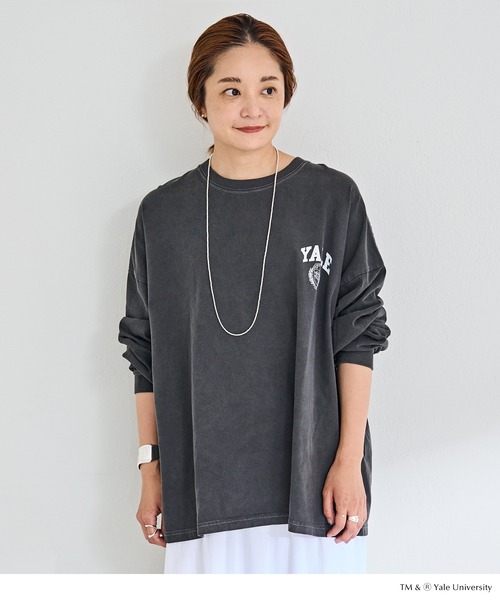 GOOD ROCK SPEED（グッドロックスピード）の「YALEロンTee（Tシャツ/カットソー・レディース・ブラック・FREE）」の2枚目の写真
