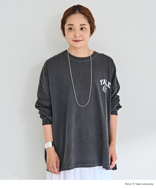 GOOD ROCK SPEED（グッドロックスピード）の「YALEロンTee（Tシャツ/カットソー・レディース・ブラック・FREE）」の4枚目の写真