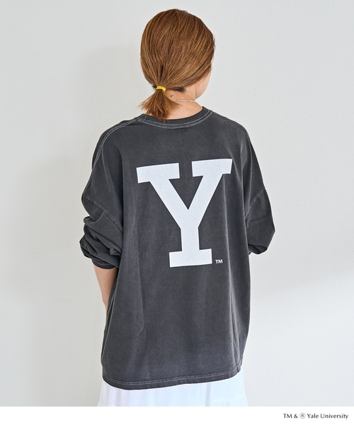 GOOD ROCK SPEED（グッドロックスピード）の「YALEロンTee（Tシャツ/カットソー・レディース・ブラック・FREE）」の6枚目の写真