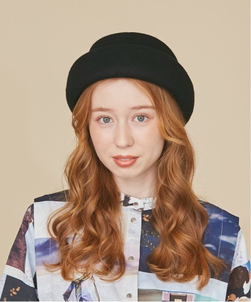 kaorinomori（カオリノモリ）の「kaorinomori モーリエトーク（ハット・レディース・ブラック/グリーン/ブラウン・M/57.5cm）」の13枚目の写真