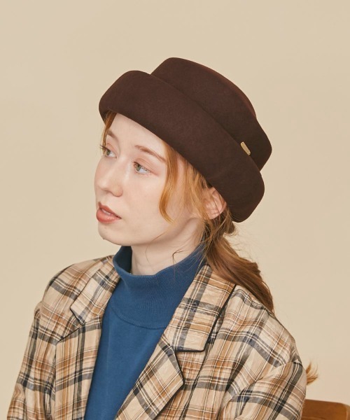 kaorinomori（カオリノモリ）の「kaorinomori モーリエトーク（ハット・レディース・ブラック/グリーン/ブラウン・M/57.5cm）」の21枚目の写真