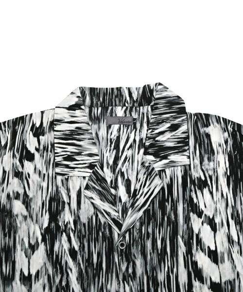 LUXSTYLE（ラグスタイル）の「総柄BIGオープンカラー半袖シャツ（シャツ/ブラウス・メンズ・ブラック/ブラウン・M/L）」の13枚目の写真