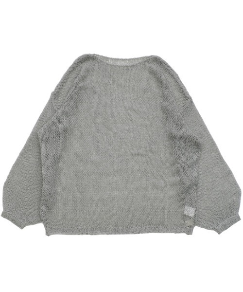 セール】モヘアタッチローゲージシアープルオーバー（ニット/セーター
