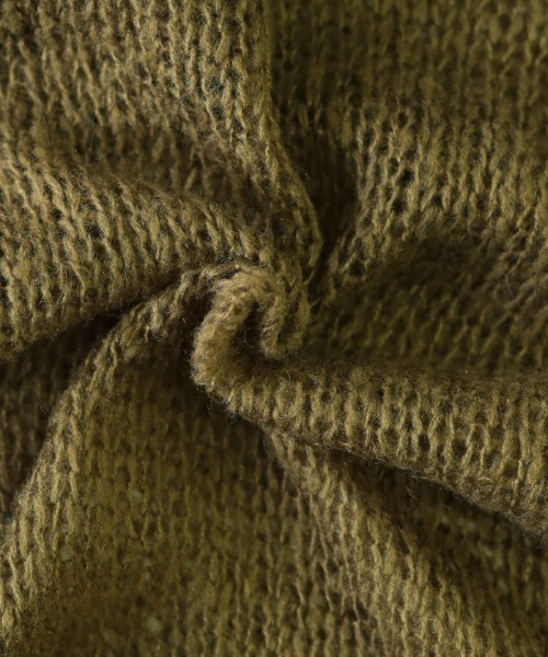 select MOCA（セレクトモカ）の「モヘアタッチローゲージシアープルオーバー（ニット/セーター・レディース・ブラック/ピンク/グリーン/アイボリー/ライトグレー/ライトベージュ・FREE）」の7枚目の写真