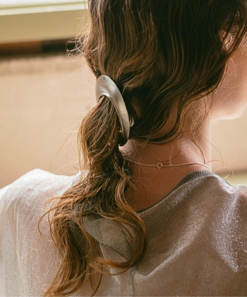 ヘアアクセサリー sykia Annular eclipse hair barrette SYKIA（シキア）の「Annular eclipse hair barrette（バレッタ